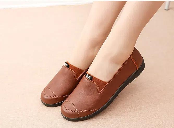 Product Introduction of SS24 cute flat shoes  Kasut Tapak Rata untuk Wanita, Kaki Bulat, Selesa, Tidak licin, Tahan Haus, Ringan, Rekaan Warna Pepejal, Mudah, Sesuai untuk Riadah, Ulang-alik, Kerja, Serba guna, Fesyen, Rekaan Cantik, Gaya Baru 10