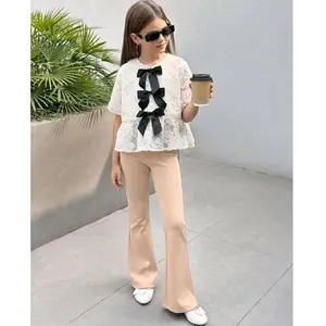 ZELLA- Celana Anak Perempuan - Usia 3-17 Tahun - Flare Pants Highwaist Cutbray-Celana Panjang Wanita