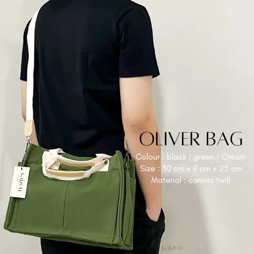 KAIZEN | Oliver Sling Bag | Tas Selempang Unisex | Wanita Pria