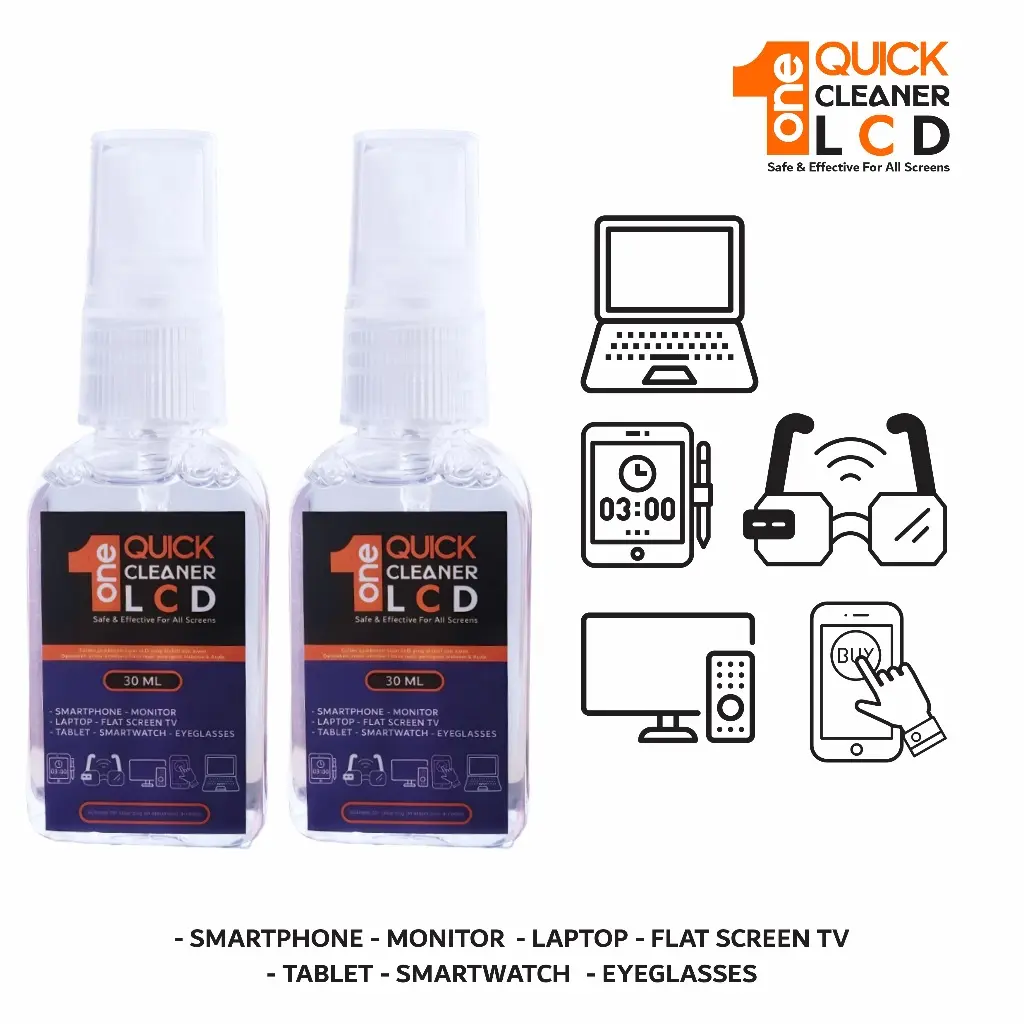 Pembersih Layar Handphone / Pembersih LCD  - ONE QUICK CLEANER LCD 30 ML