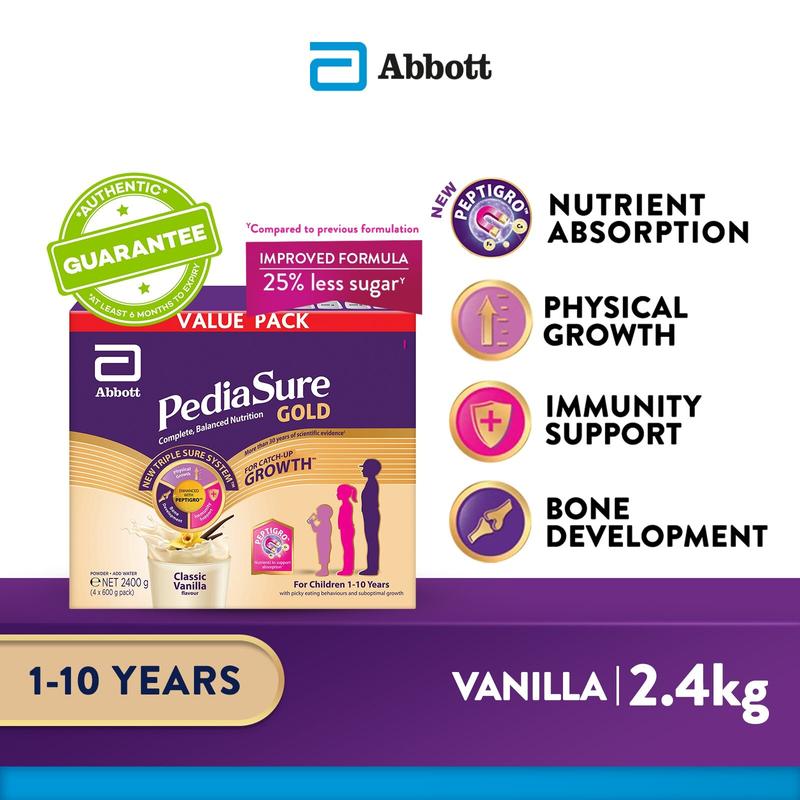 PediaSure® Gold with PeptiGroᵀᴹ Value Pack - Classic Vanilla - TikTok ...