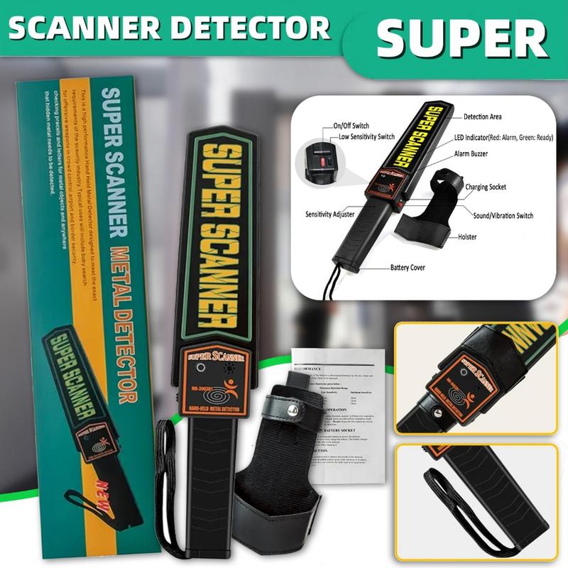 Super Scanner Pengesan Logam Tangan Berprestasi Tinggi Pengimbas ...