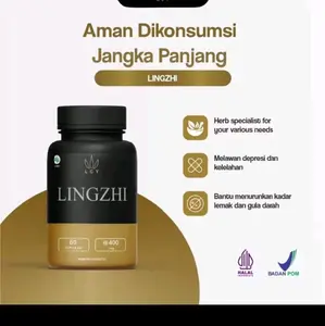 Lingzhi 60 kapsul kanker benjolan