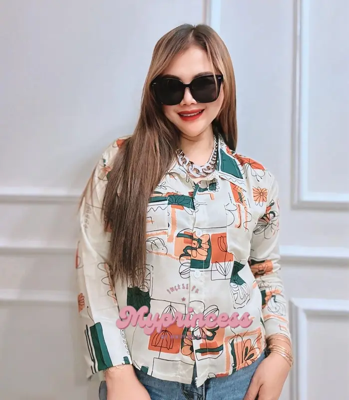 MYP AMOORA BASIC SHIRT| Kemeja Wanita Rayon Twill | Kameja Kerja Non Formal Casual 4