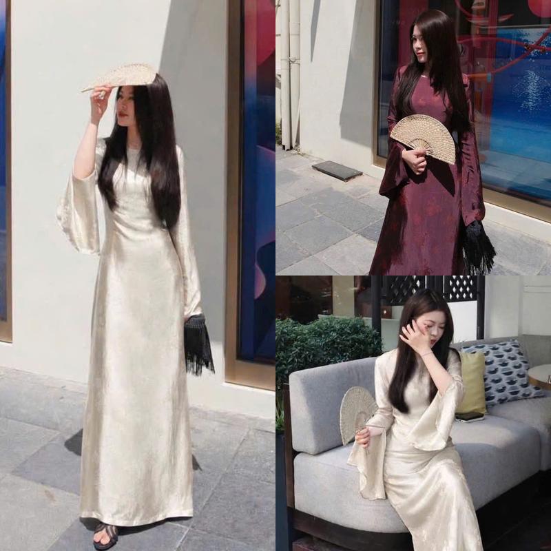 528 - Váy Hoa Dáng Dài Tay Loe Nhẹ Nhàng Xinh Xắn - Thinhhanstore