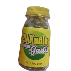 minuman boba kuning kembali gadis