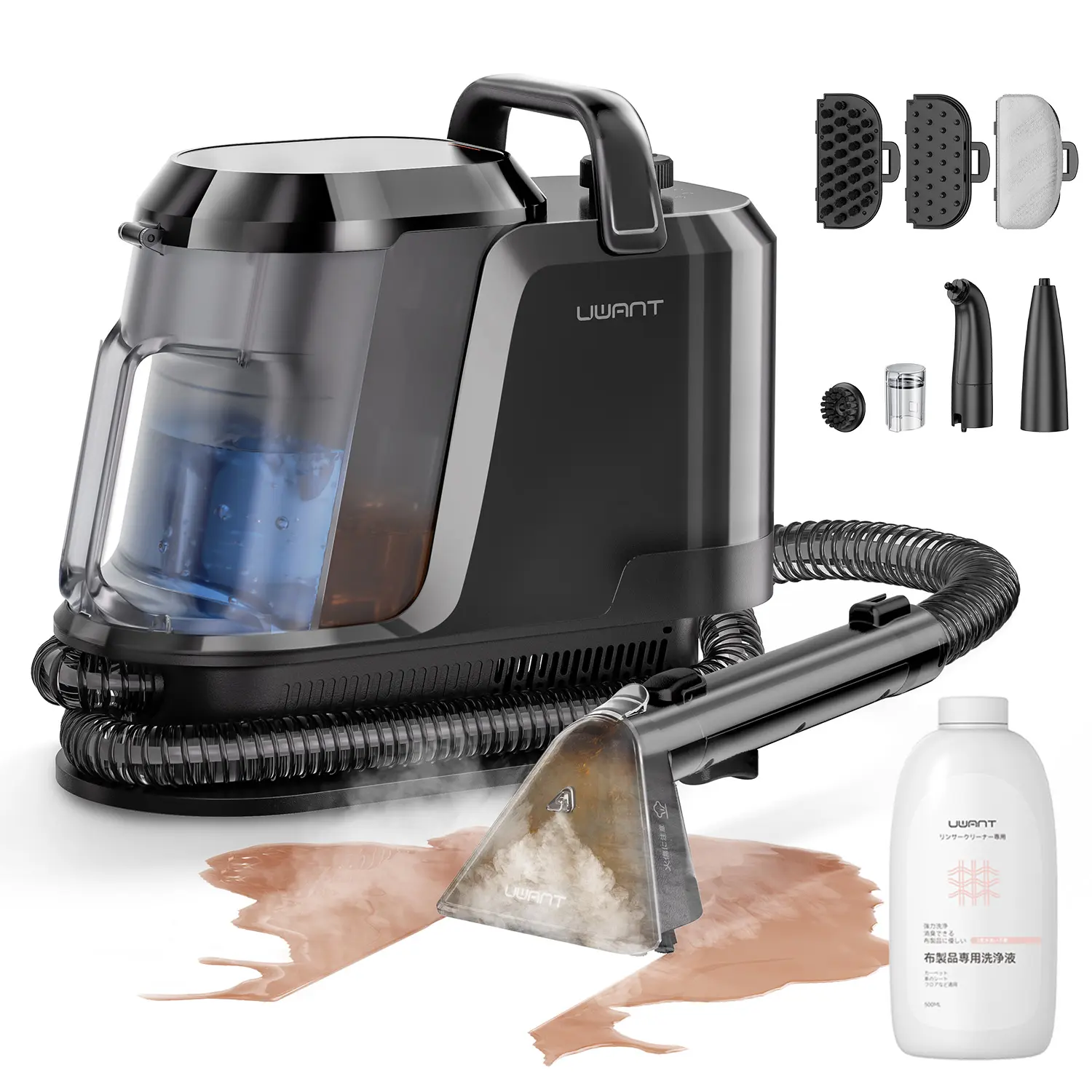 100℃蒸気噴射‼️スチームクリーナー 16000Paカーペットクリーナー Amazon | 【100℃蒸気噴射×18000Pa吸引力】 R6 Steam カーペット