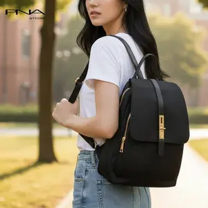 Peonia PNA YUJIN Water Resistant Ransel Korea Tas Wanita Punggung  Kantor Kerja Sekolah Kuliah Outdoor Trendy Fashion Style Travel Casual Backpack Anak Remaja Perempuan Selempang Cewek Bag