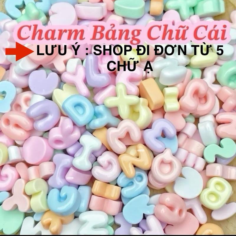   KÈM KEO DÁN  Charm Chữ Phụ Kiện Trang Trí Đính Nón Bảo Hiểm Đính Kẹp Tóc Ốp Lưng Điện Thoại Decor 