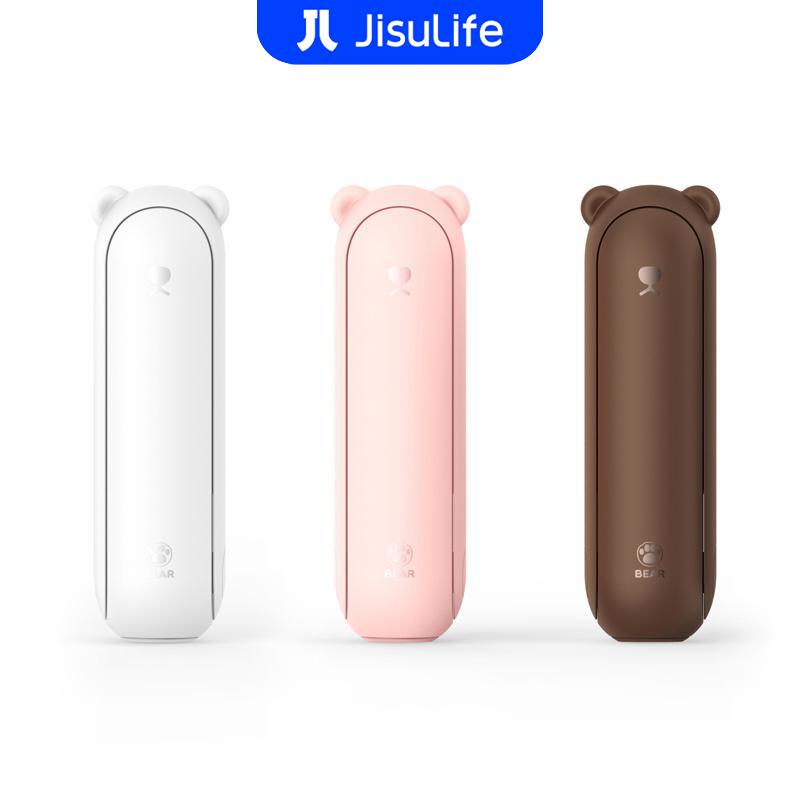 Quạt Mini Cầm Tay JISULIFE, Pin 2000mAh, Cầm Tay, Chạy Bằng USB, Có Thể Gập Lại, Nhẹ Nhàng Thì Thầm, Đèn Led, Quạt Cầm Tay