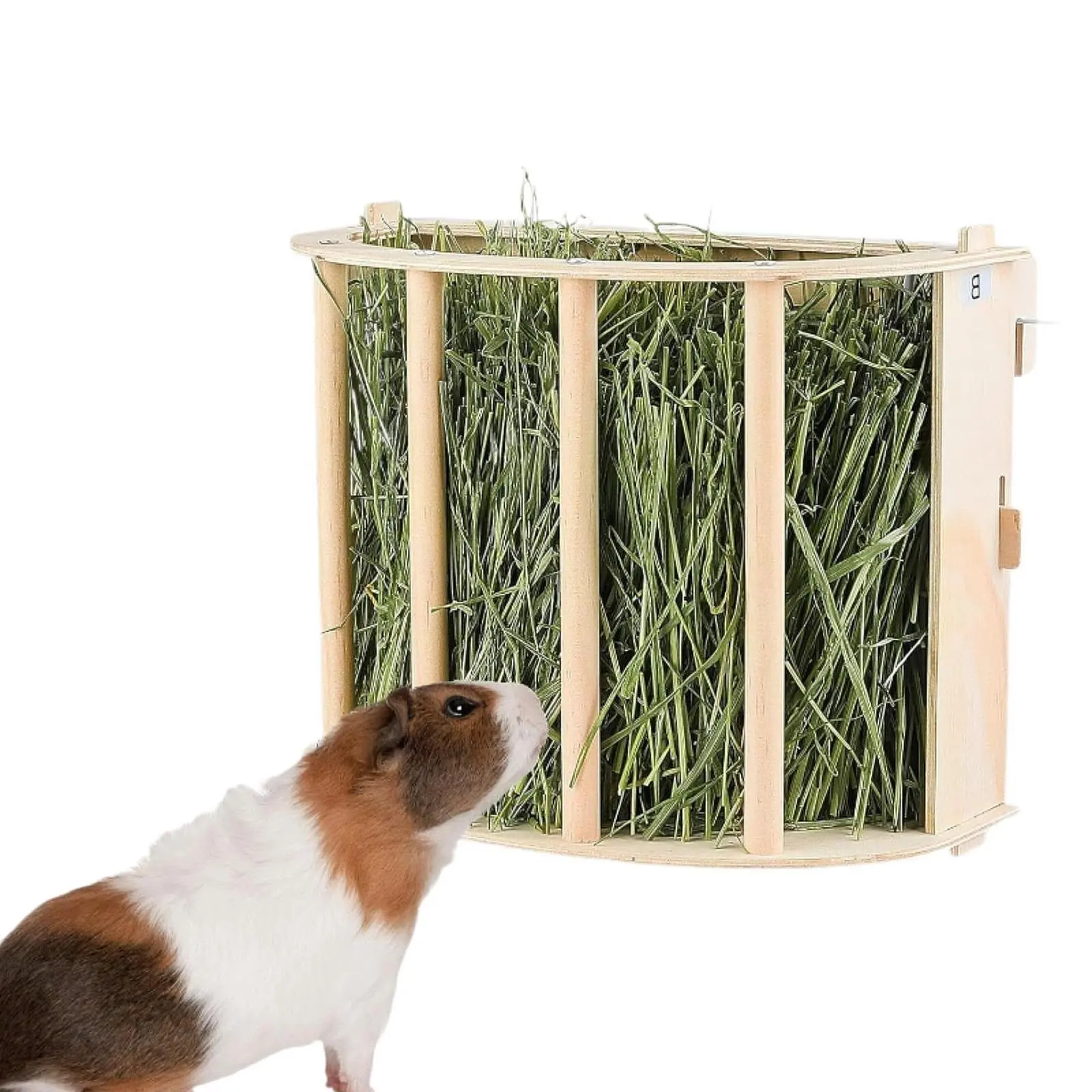 Hay Feeder for Rabbit, Hay Food Rack, Less Wasted Grass Dispenser, Small Animal Feeding Holder for Bunny Hamster