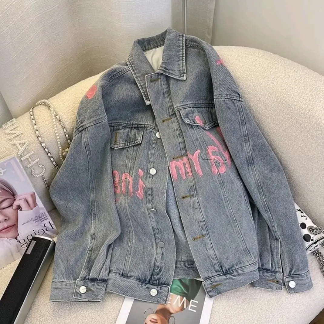Jaket Jeans Pria Wanita Random