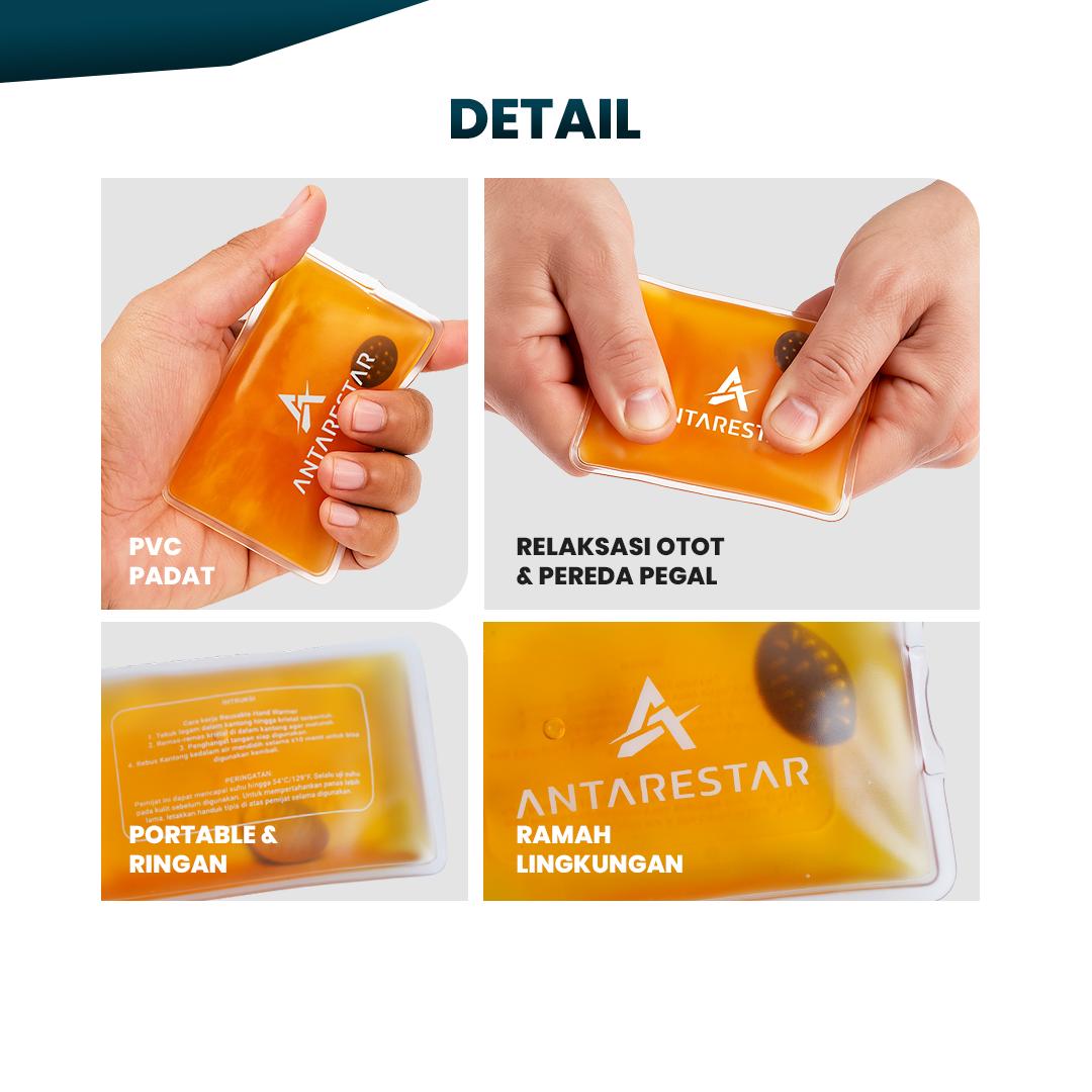 ANTARESTAR Official - BUY 149K GET 7pcs Handwarmer Reusable Heat Pack Portable Hangat Instan Dimana Saja Material PVC Berkualitas Reusable & Ekonomis Ukuran Ringkas & Portable Tanpa Baterai & Listrik | HWA