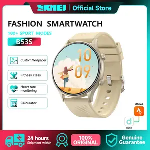 SKMEI B53S Smartwatch Layar Melengkung HD 1.39inch" Mode Olahraga Mendukung Strava | Wallpaper Kustom | Pengawasan Kesehatan Jam Tangan Pintar