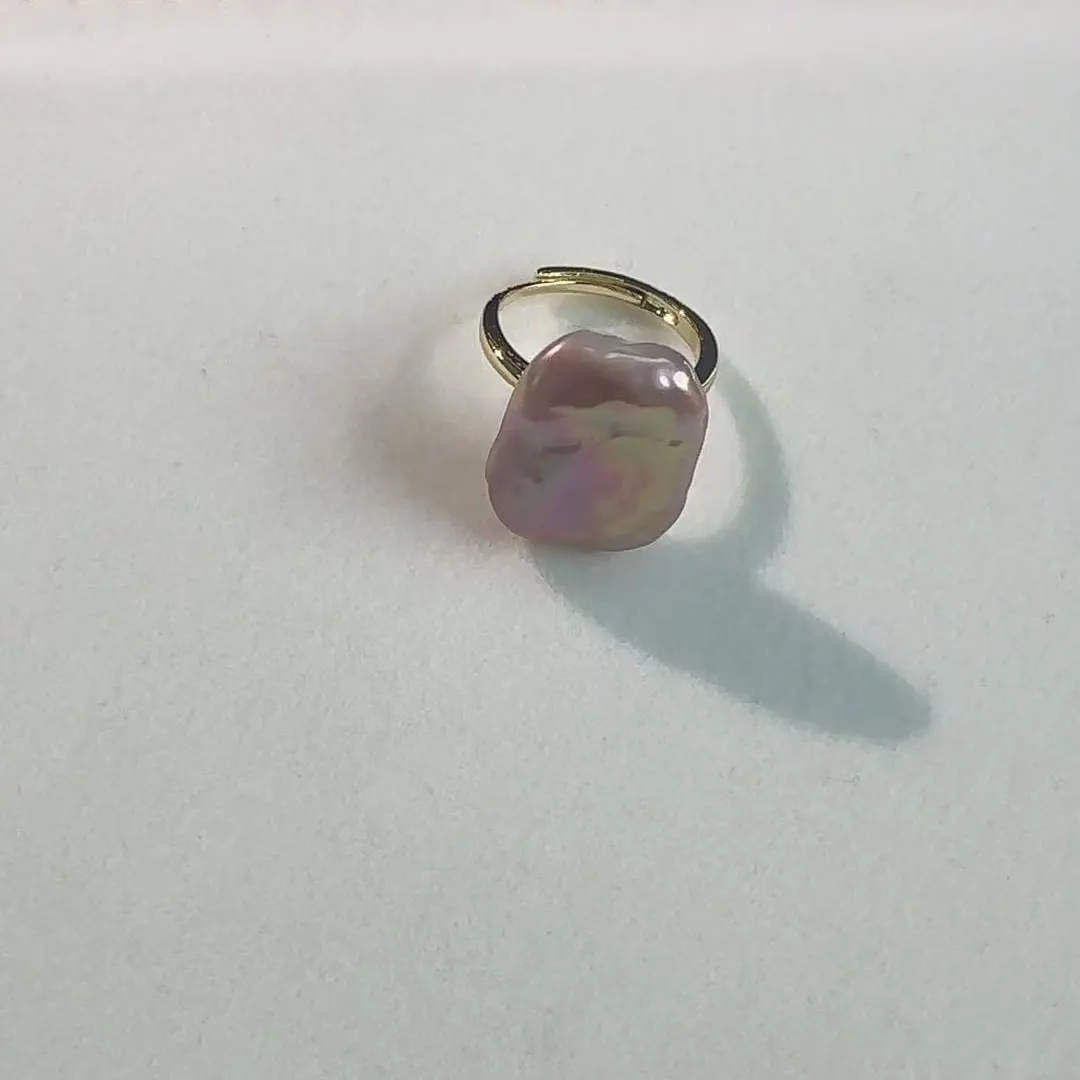 14-16mm Baroque freshwater pearl ring