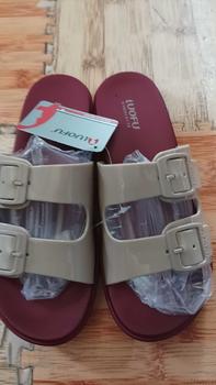Product Review of LUOFU E 7188 -B2K5WS SIZE 36-40  l Sandal Selop ban 2 jelly wanita l Sendal kokop cewek impor from M**h R**d 1