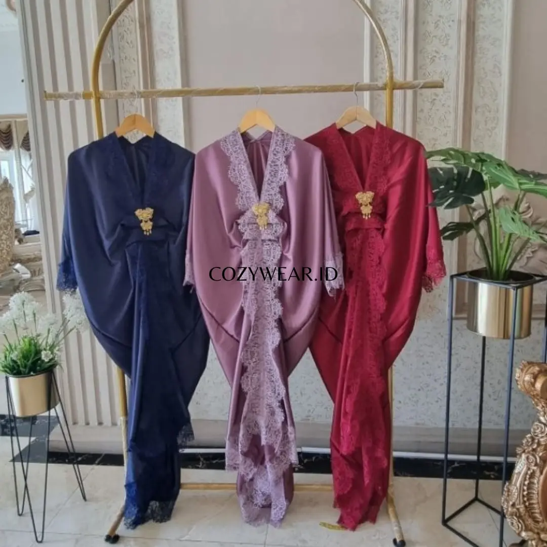 KAFTAN RENDA RAYA SERIES baju lebaran kaftan allsize baju kondangan baju raya Wanita