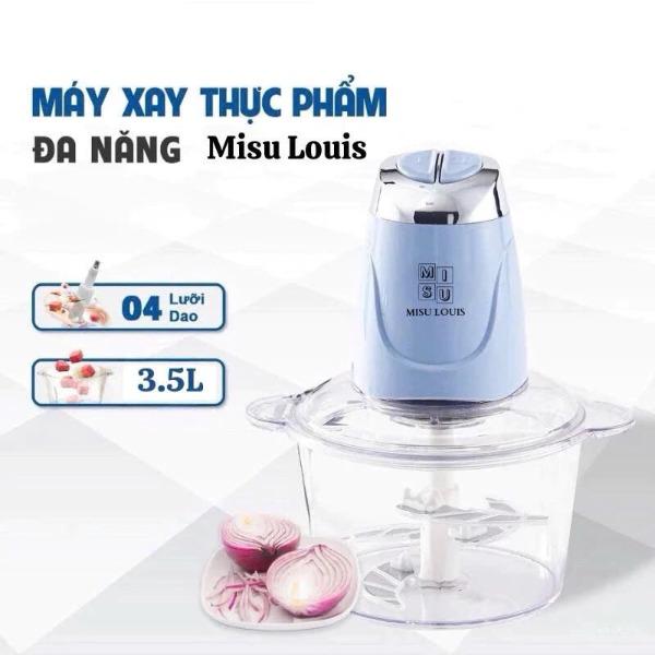 Máy Xay Thực Phẩm Đa Năng Cối Thuỷ Tinh Xay Thịt Misu Louis Công Suất Lớn Dung Tích 3.5L Tiện Lợi