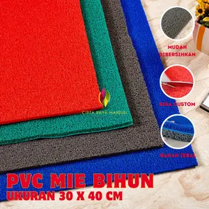 Keset Karpet Karet PVC Mie / Bihun /15mm Size 30 cm x 40 cm