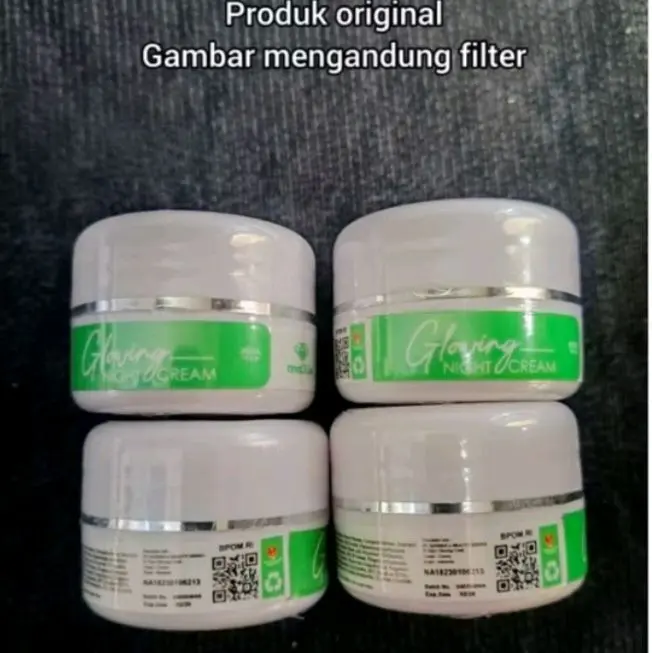 Cream maxie glow skincare...nigh cream maxie ...cream hijau...1produk 1
