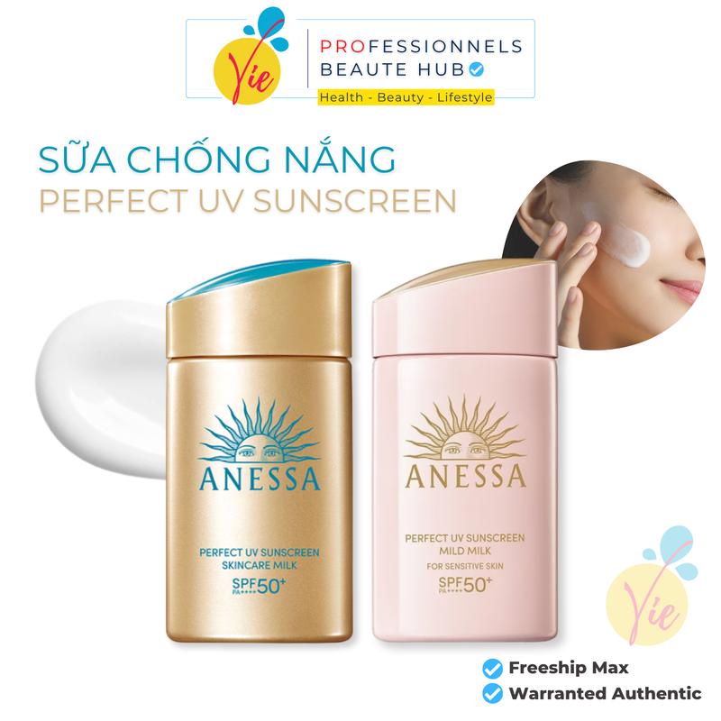CHÍNH HÃNG CÔNG TY Sữa Chống Nắng ANESSA Perfect UV Sunscreen Skincare Milk SPF50+ Cho Da Dầu