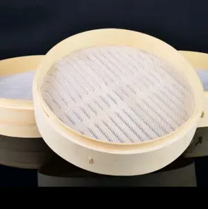 alas tatakan dandang/bambu dimsum ekado hekeng anti panas bisa di pakai berulang D 40cm