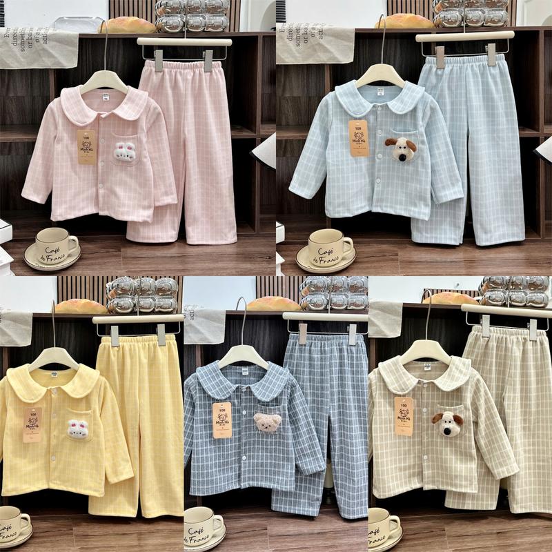- Set Pijama Bé Trai Bé Gái Zip Lông Siêu Mềm Ấm Áp Cổ Sen Đính Charm Túi Ngực 10-22kg