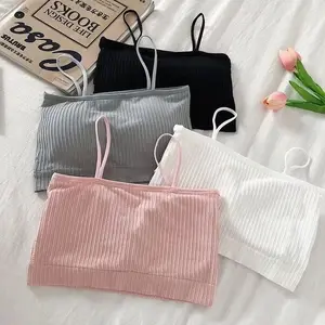 Bra Kemben Tanktop Bra Dengan Busa Bisa Dilepas - Wanita