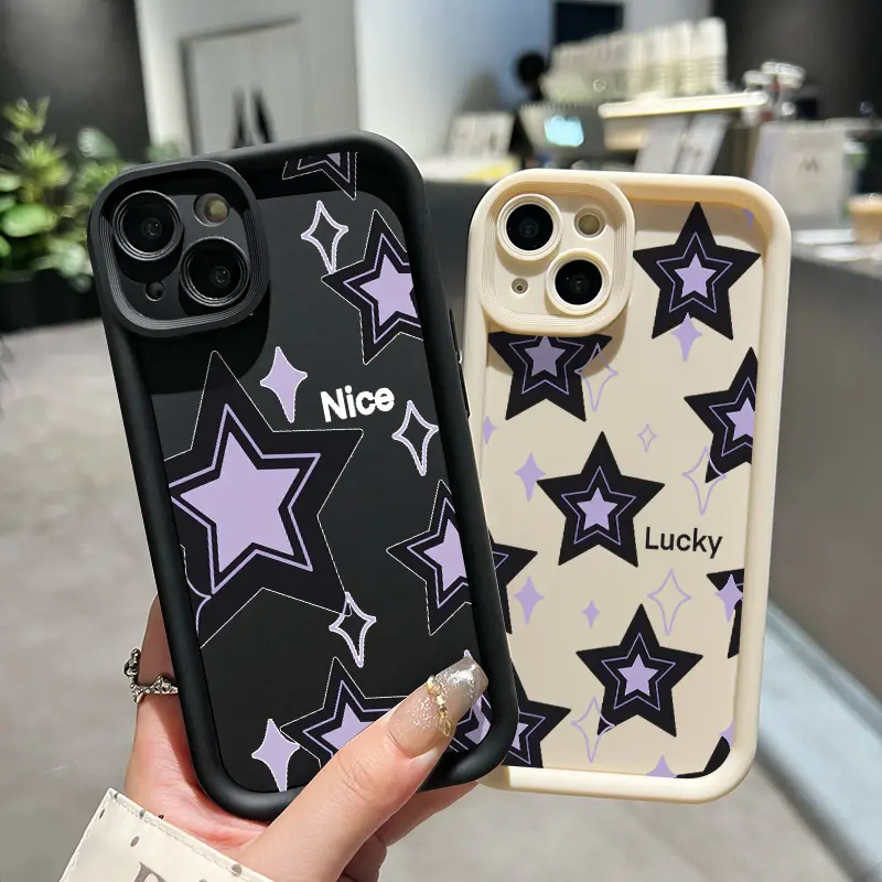 Casing Hp Untuk Realme C11 2020 Case Casing HP pola bintang keberuntungan Kesing Anti Drop Cesing Silikon Kasing Softcase 5