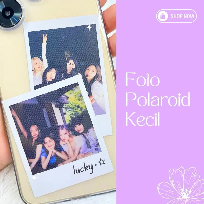 Foto Polaroid Kecil Untuk Case HP | Custom Foto Polaroid