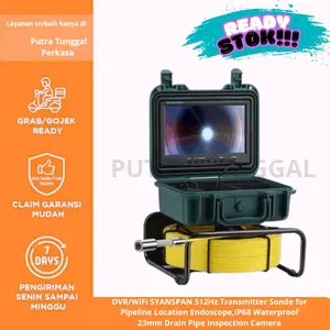 DVR/WiFi SYANSPAN 512Hz Transmitter Sonde for Pipeline Location Endoscope,IP68 Waterproof 23mm Drain Pipe Inspection Camera
