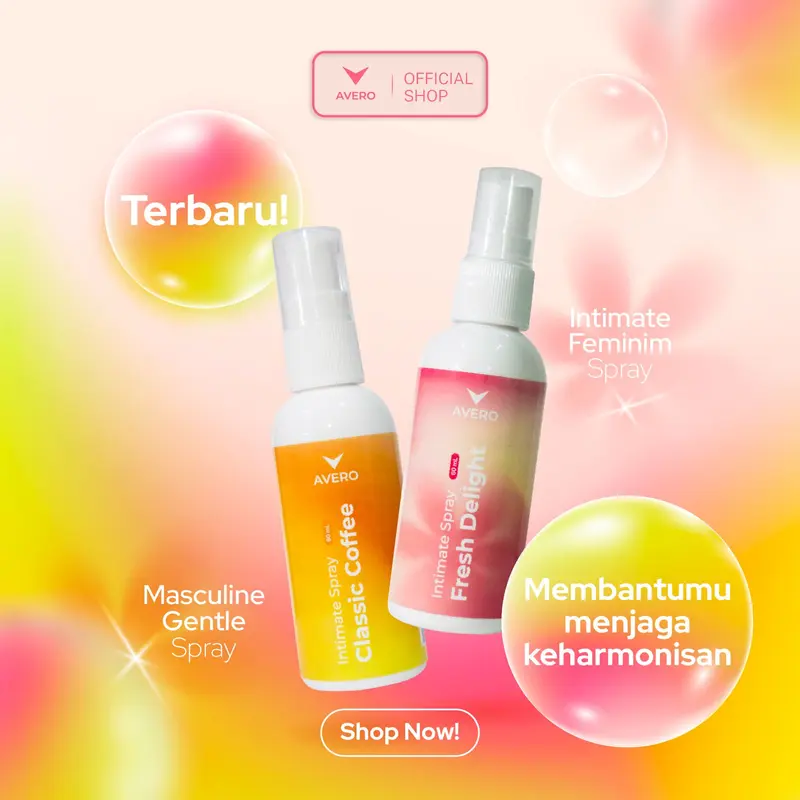 Avero Intimate Feminime Spray & Masculine Gentle Spray - Aromatic 60ml 0