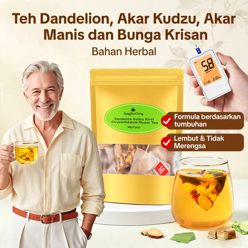 Gula darah tinggi? Tubuh Anda sedang meminta pertolongan — Teh Herbal Penyeimbang Gula Darah membantu memulihkan keseimbangan.