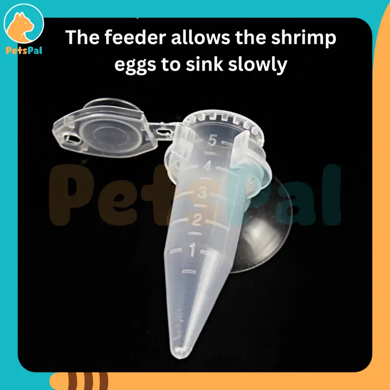Tempat Makan Ikan Otomatis Mini Pengumpan Pelet Telur Udang Pengumpan Ikan Hias Pengumpan Ikan Kecil Fish Tank Shrimp Egg Feeder Automatic 1