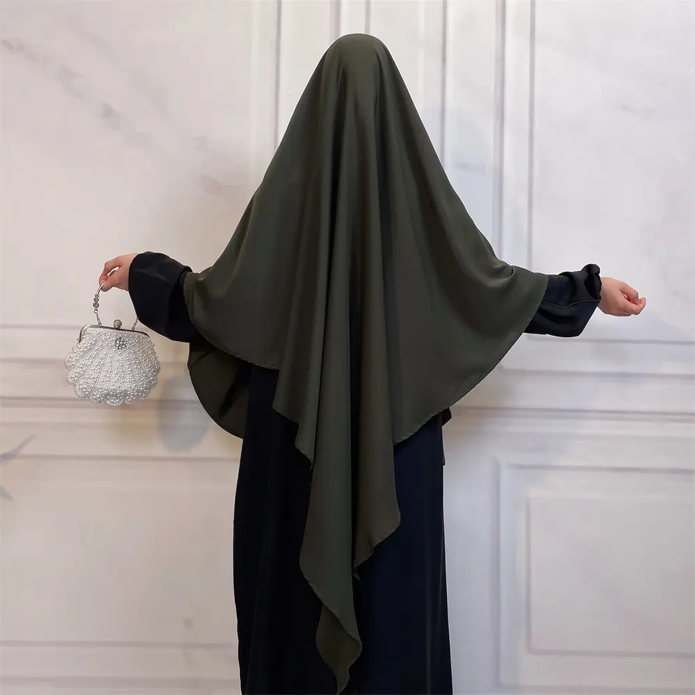 2231# Nida Hote Sale Khimar  Scarves Fashion Muslim white autumn instant hijab