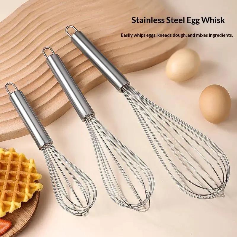 Máy đánh trứng cầm tay, que đánh trứng bằng thép không gỉ, máy trộn công suất lớn, dụng cụ làm bánh trong nhà bếp