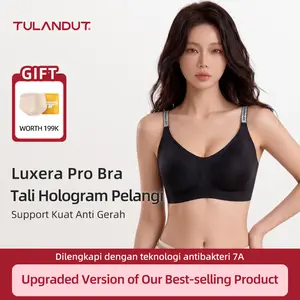 [BUY 1 BRA GET 1 UNDERWEAR] Tulandut LUXERA PRO Bra BH Feel Free Bra Wanita Seamless Jelly Support Bra Premium Motif Anti Slip Bra Push Up Dewasa Remaja Full Coverage Tidak Nyeplak Comfort in Style Nyaman Lembut 62199 + 61183