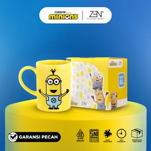 MINIONS ZEN Mug Gelas Keramik Kevin Stuart 1 pcs + Box