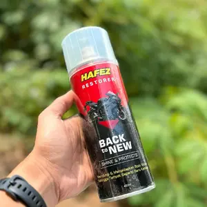 Hafez pengkilat dang pembersih body motor