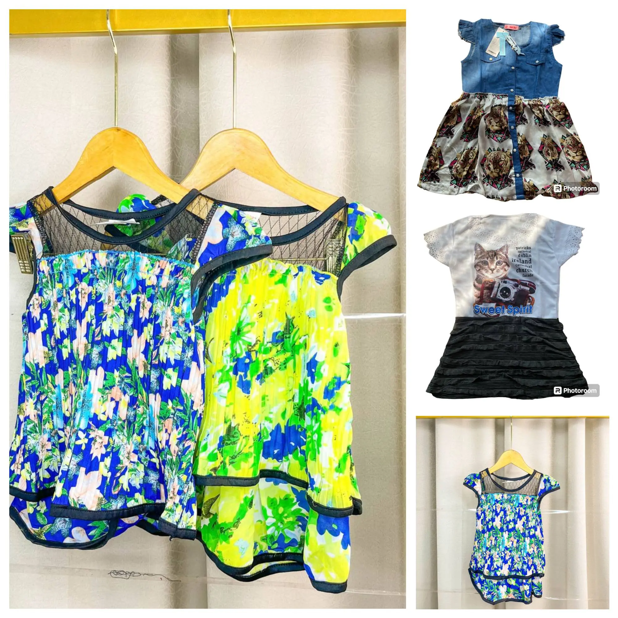 Bass Fashion Baju  Dress anak import Perempuan