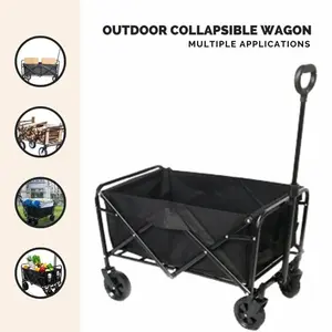 Troli Lipat Camping Portable Wagon 600D Oxford