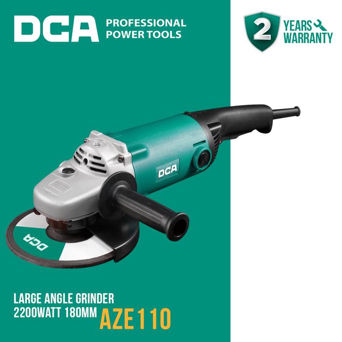 Gambar DCA Angle Grinder / Gerinda Tangan 2200Watt 180mm ASM180A dari DCA OFFICIAL STORE Kota Administrasi Jakarta Barat Tokopedia