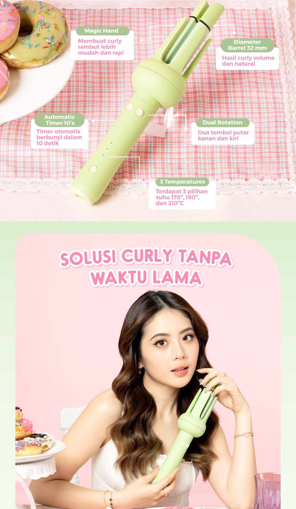 [NEW] NVMEE - Taurus Hair Styler 2.0 | Catokan Keriting Otomatis 32 mm [CATOKAN BEST SELLER]