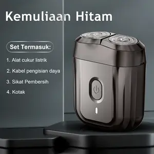 Pisau cukur saku portabel mini jenggot listrik tahan air pisau cukur mini portabel pisau cukur jenggot listrik pisau cukur portabel tahan air