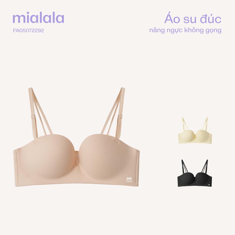 MIALALA Áo ngực su đúc Nữ Bra cao cấp không gọng đệm dày 2,5cm nâng ngực MIALALA 2292 FA05072292 Quay Ngang Chống Tuột Màu Trắng