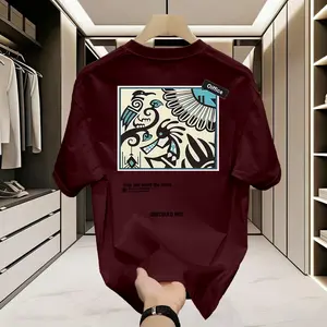 [COD]Kaos Lengan Pendek Pria Model Baru 2026 Bahan Katun Nyaman Bernapas Gaya Trendy Modis Model Luas Serbaguna dan Klasik untuk Aktivitas Sehari-hari T-Shirt Oversize crew neck