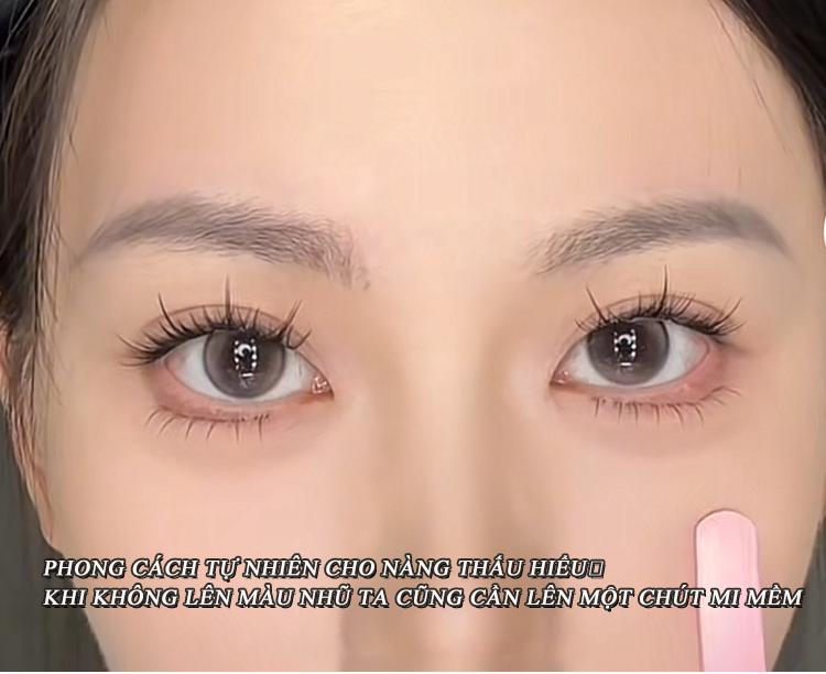 Lông mi giả sẵn keo GALA GOLD tặng nhíp & keo mi cong C Sợi mi mảnh Có thể tái sử dụng Hàng Việt Nam Trang điểm 5