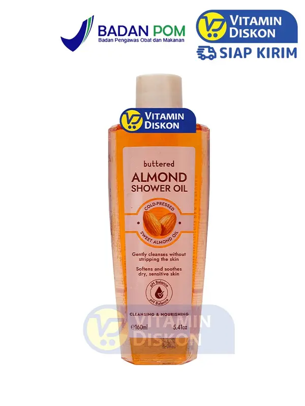 BUTTERED ALMOND SHOWER OIL 160 ML 0