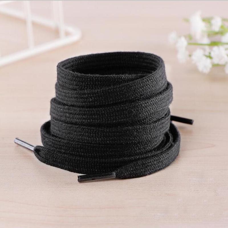 Dây Giày Bệt Bằng Cotton, 1 Đôi, Dây Giày Vải, Màu Trơn Phong Cách Thường Ngày Đơn Giản Và Dễ Phối Đồ Thích Hợp Cho Giày Thể Thao, Dành Cho Nam Và Nữ, Thông Dụng 7