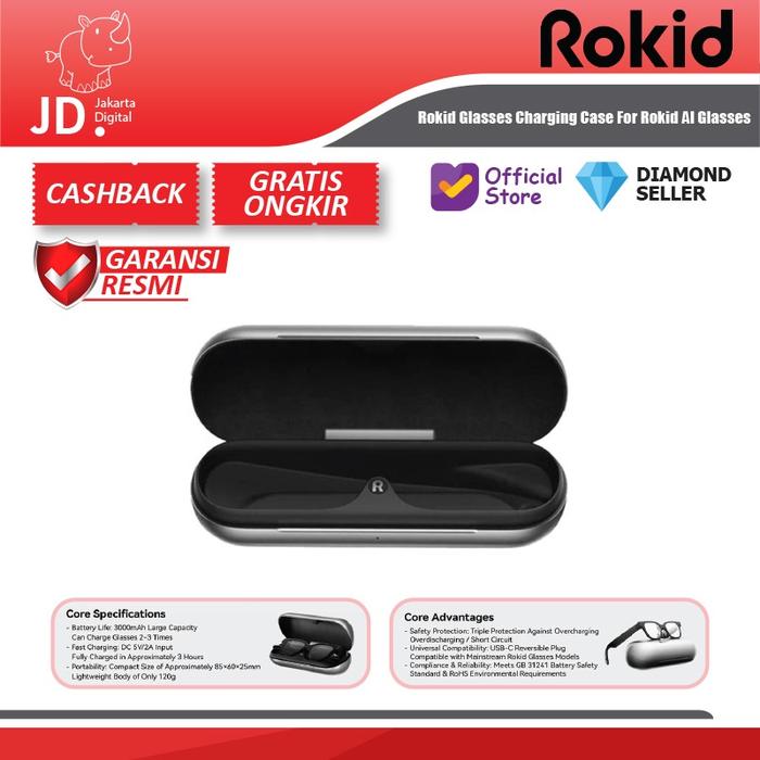 Gambar Rokid Glasses Charging Case For Rokid AI Glasses dari Jakarta Digital 8 Kota Administrasi Jakarta Pusat Tokopedia